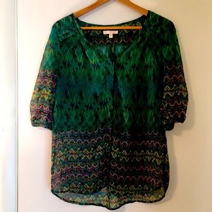 Skies Are Blue Blouse